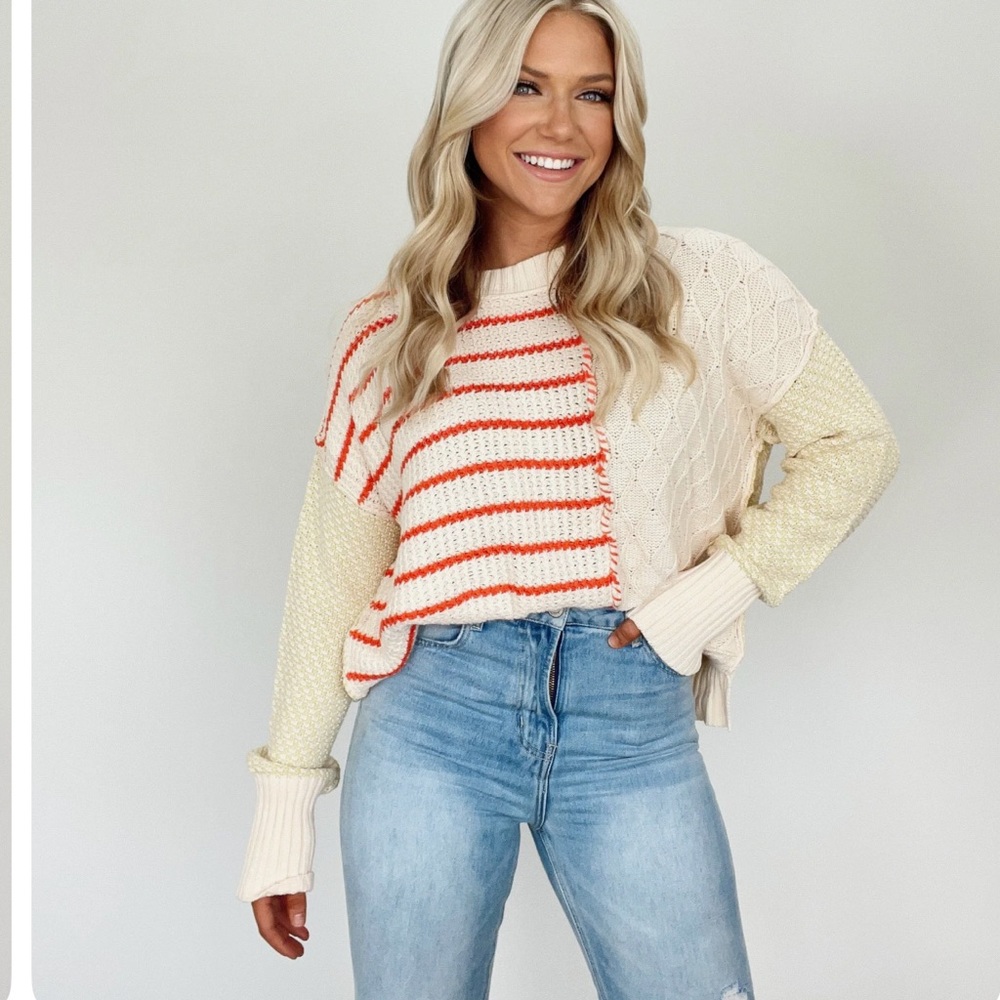 Lane 201 By together mix sweater.